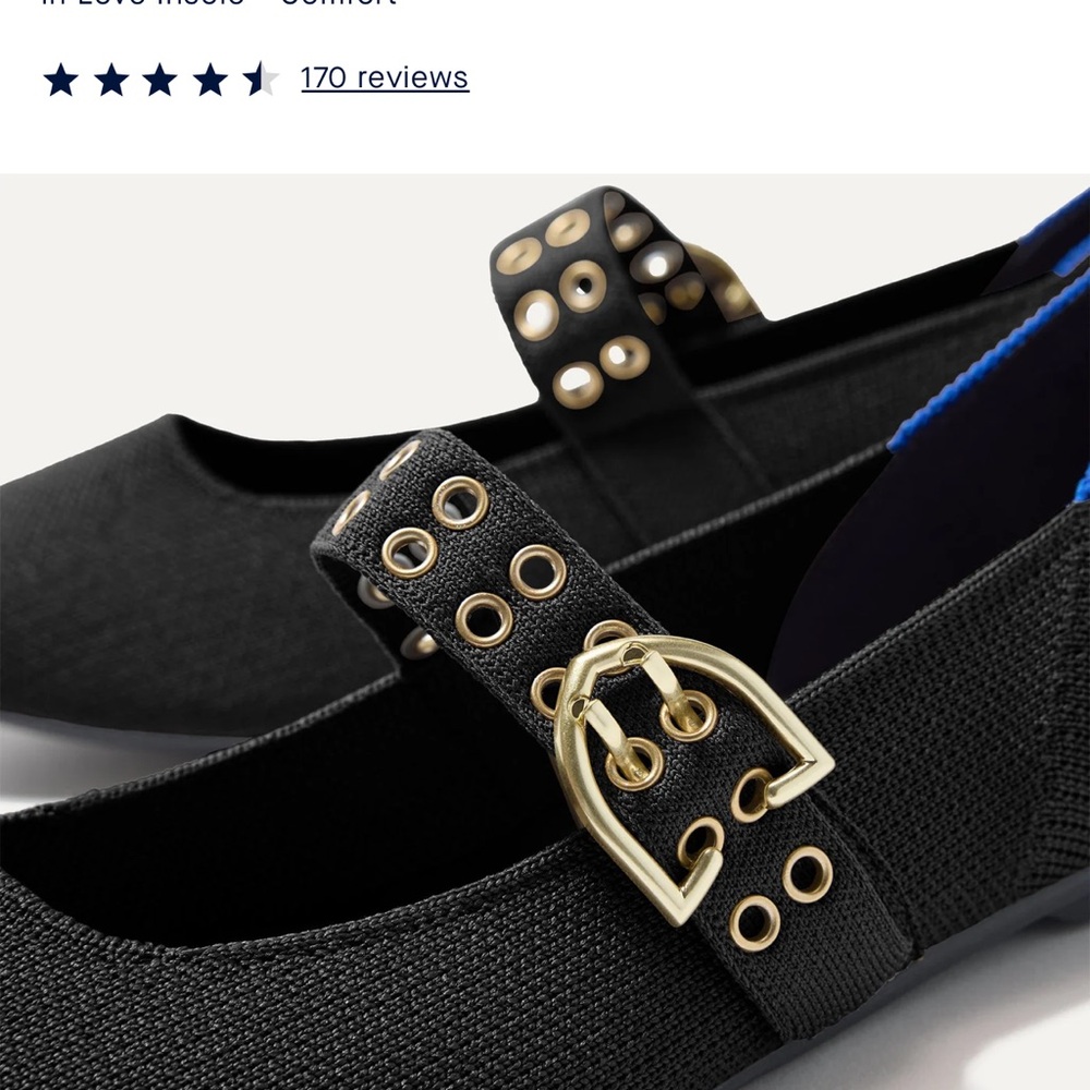 Rothy's Black Mary Jane Women's Shoes - Picture 3 of 5